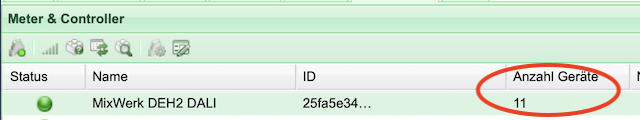 Anzahl Geräte im dSS
